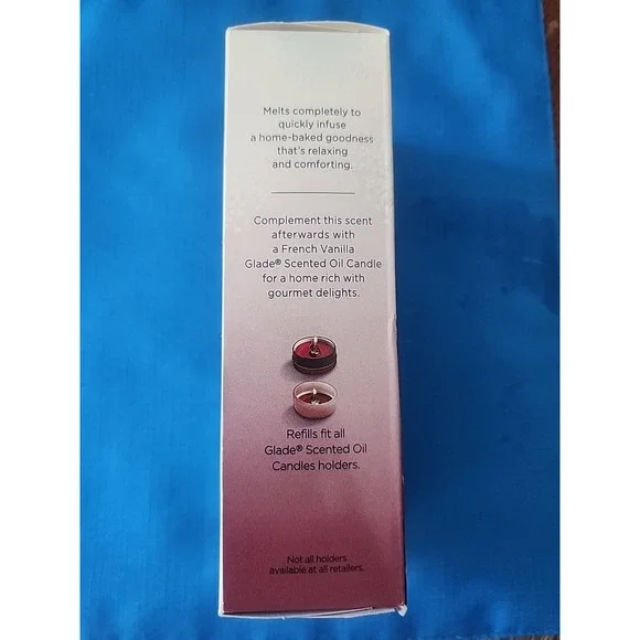Glade Scented Apple Cinnamon Oil Candle Refills (Pack of 4) NIP 2010 - Picture 4 of 5